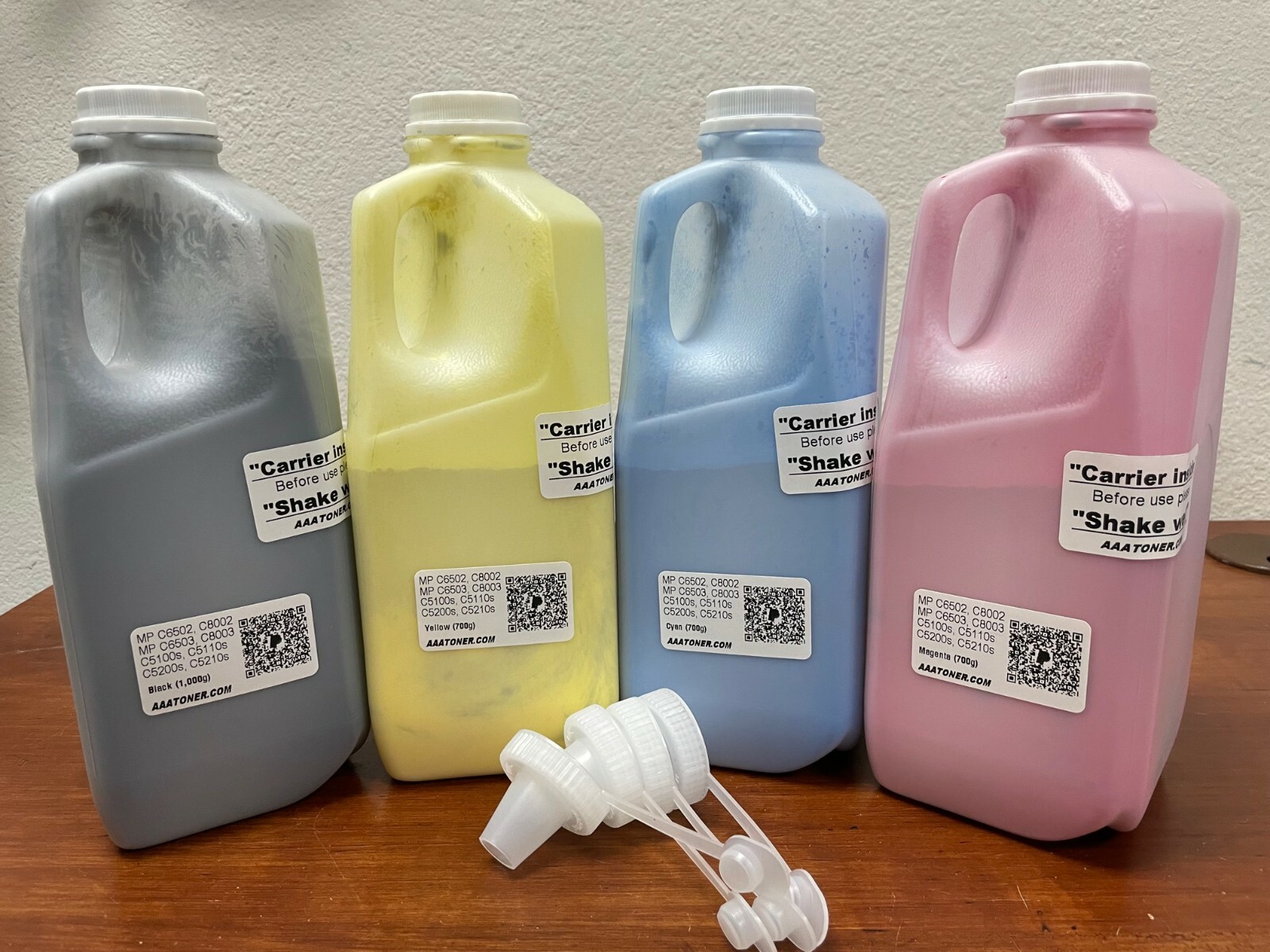 (1,000g/700g) 4 Refill ONLY Toner for Ricoh C6502 C8002 C6503 C8003 C5100 C5200