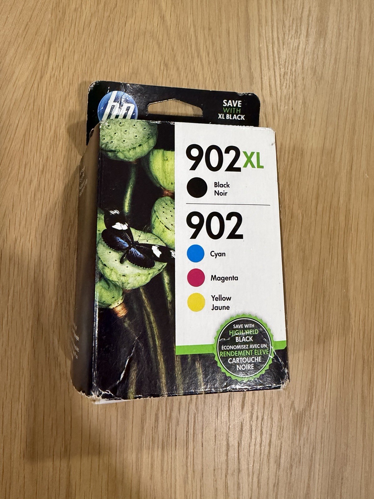 HP 902XL Black HP 902 Regular Color Genuine Ink Cartridge Exp May 2019