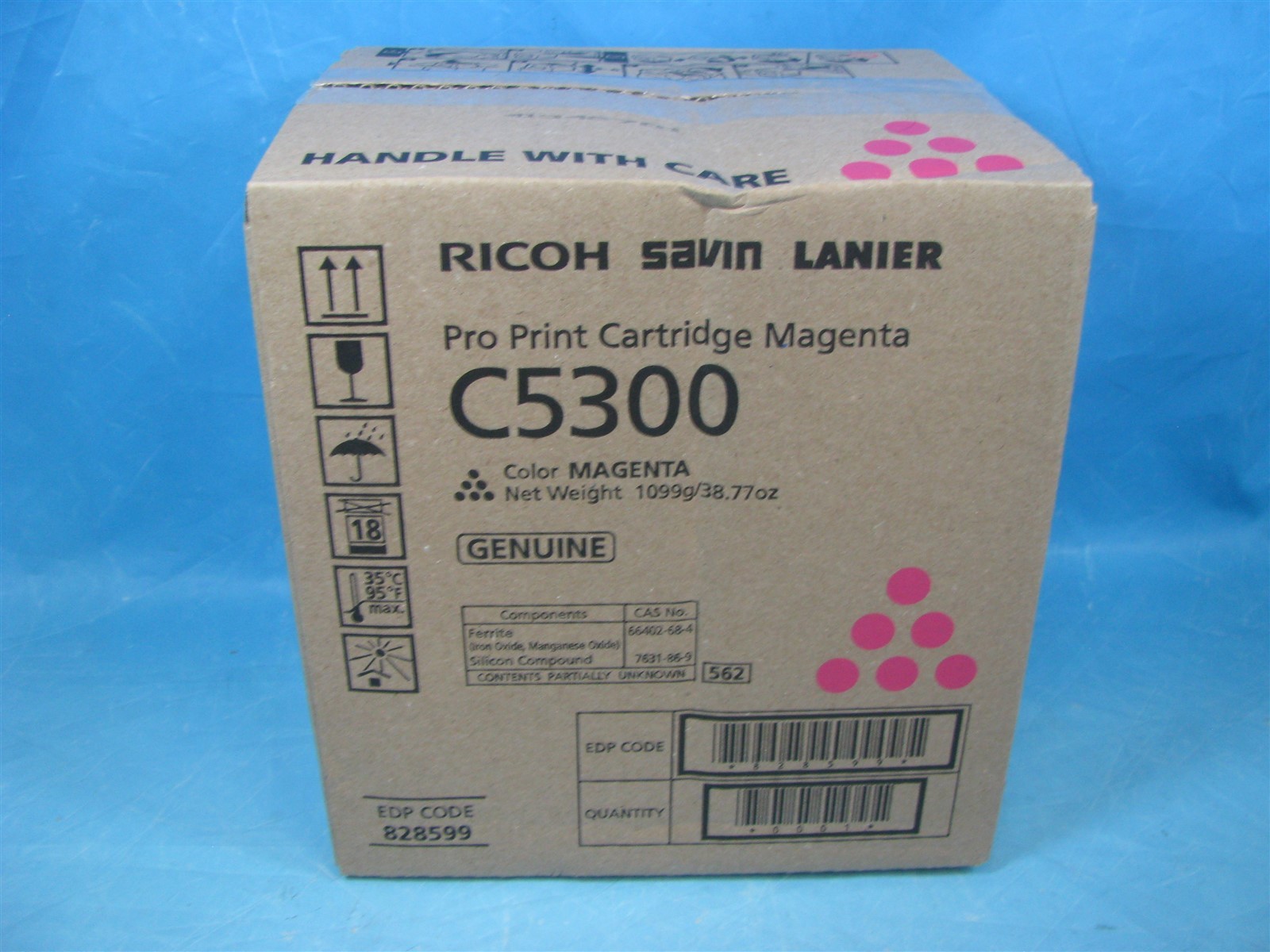 GENUINE RICOH PRO PRINT CARTRIDGE MAGENTA – C5300- EDP 828599 – OPEN BOX