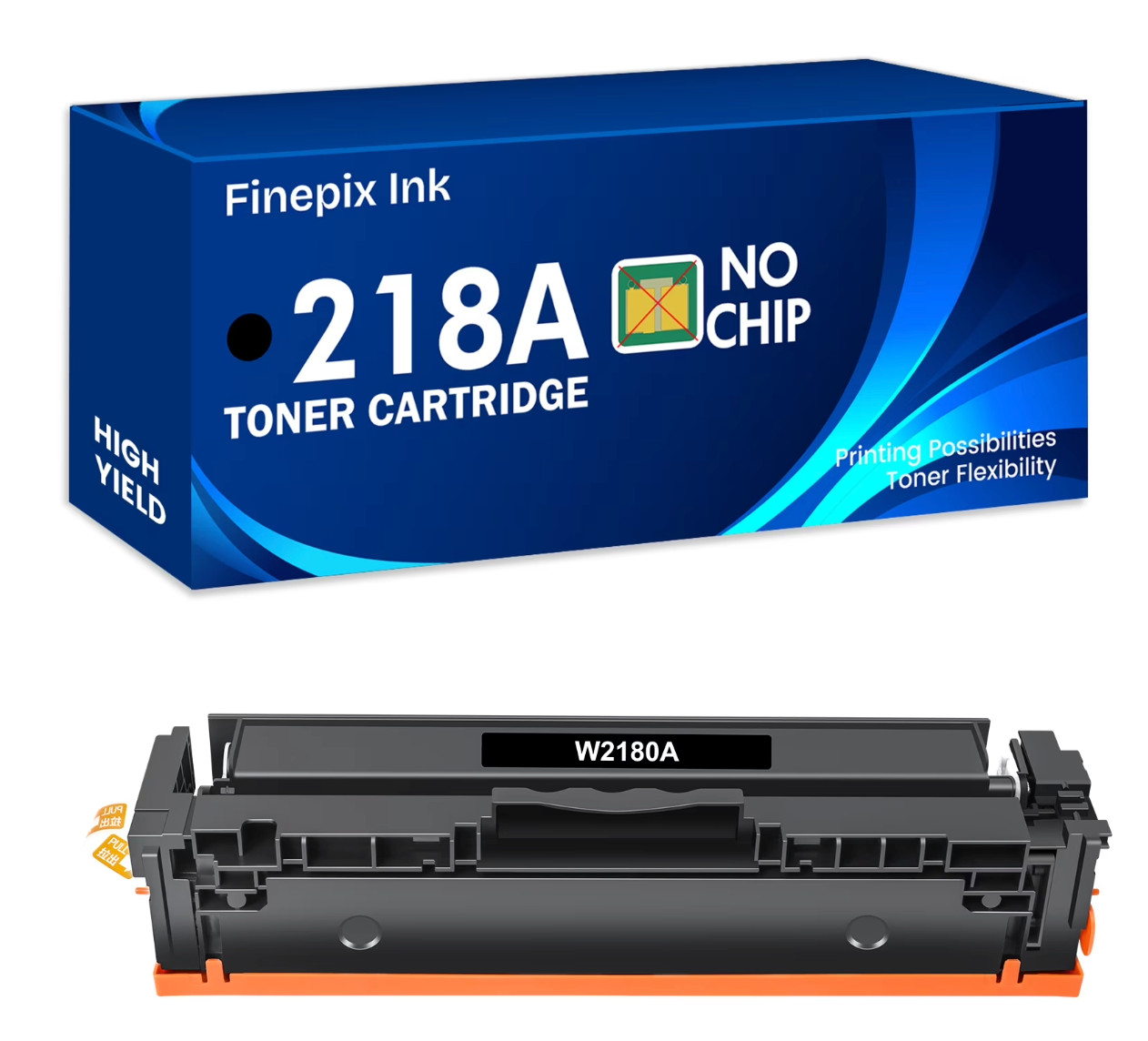 218A Black Toner Cartridge (No Chip) Replacement for HP 218A 218X W2183A W2183
