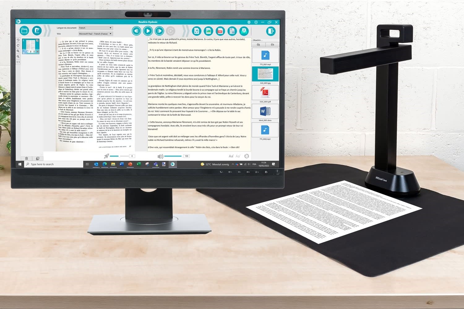 Iriscan Desk 6 Pro Dyslexic Scanner/readiris Dyslexic App