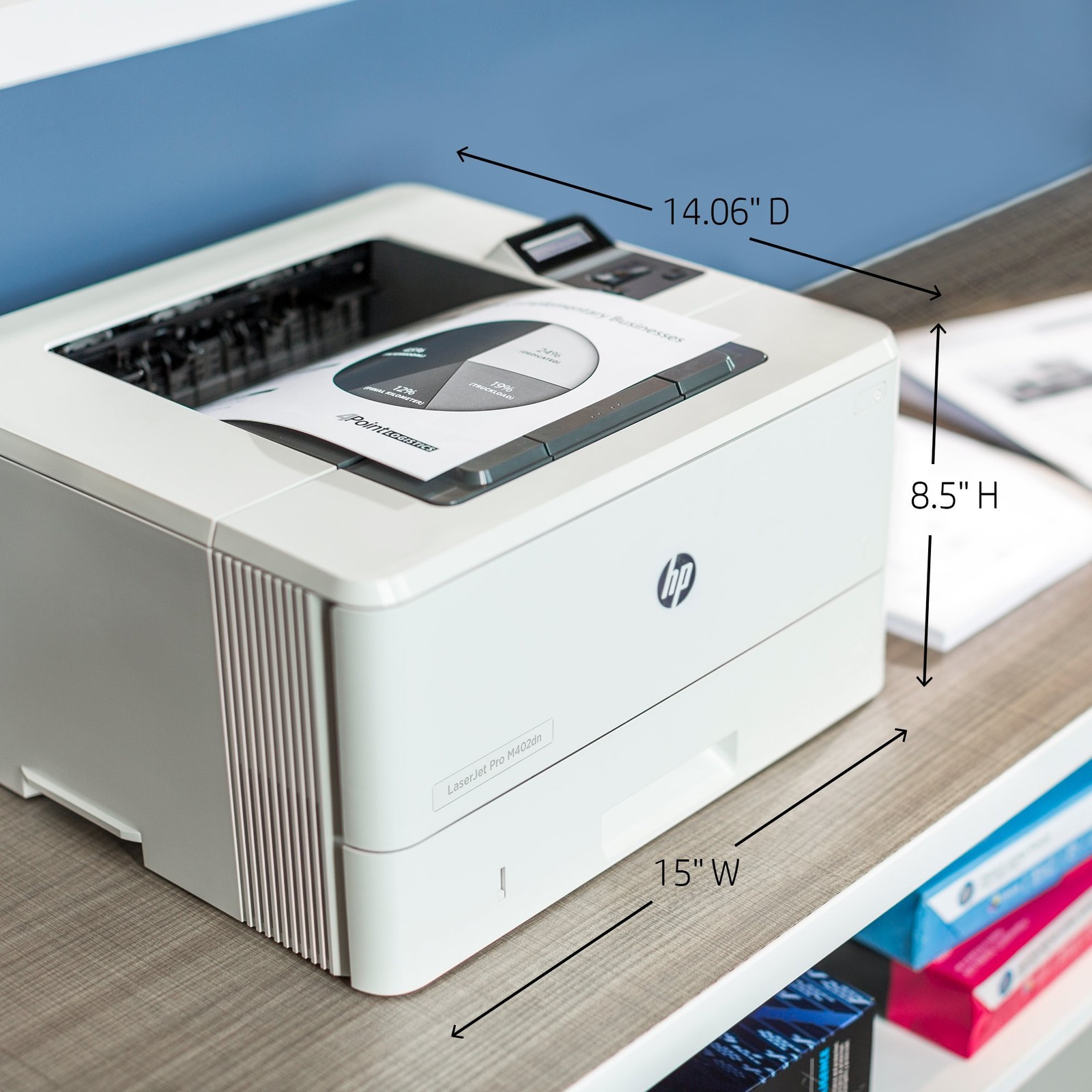 HP Laserjet Pro M402dn Monochrome Printer with Duplex (C5F94A) – Excellent Cond.