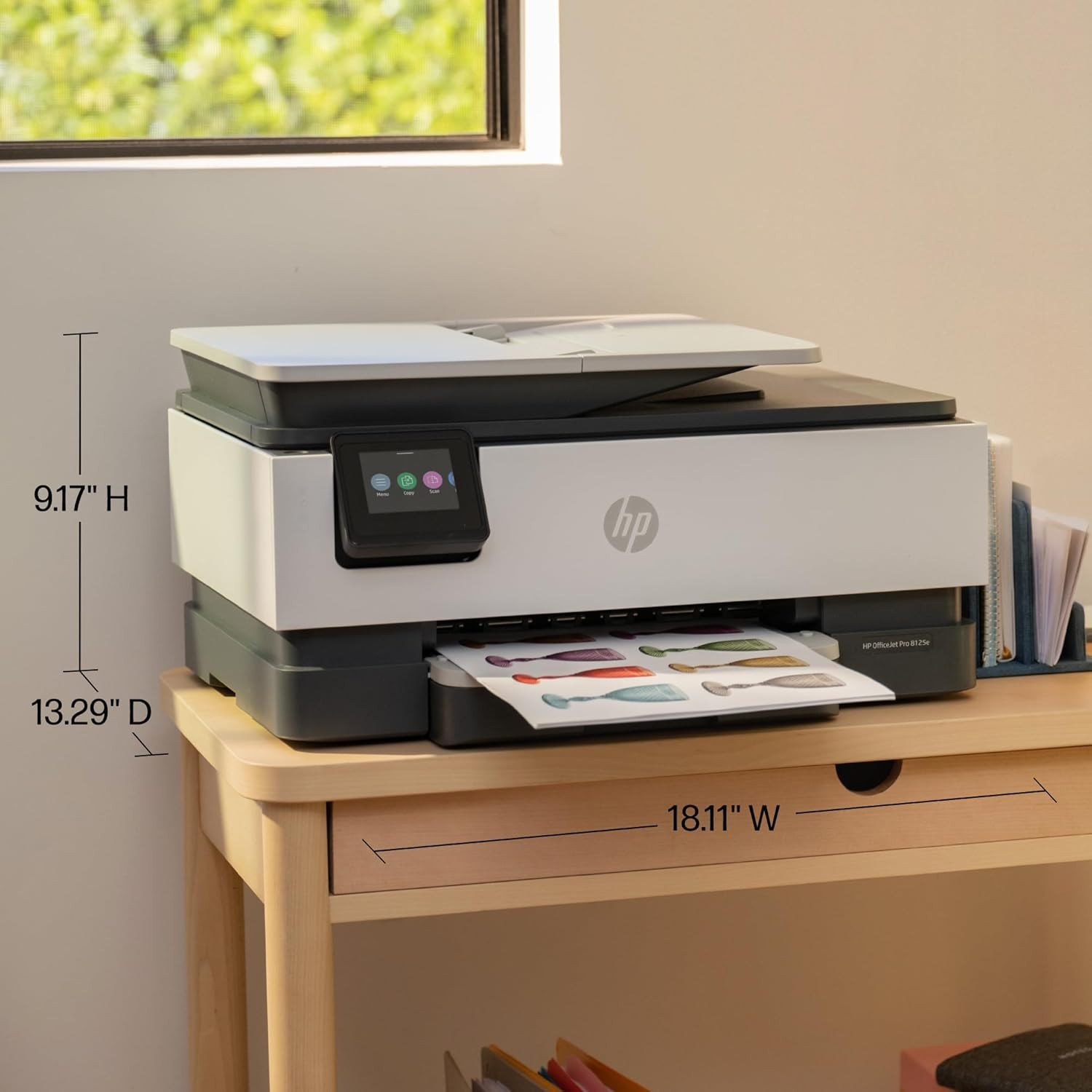 Officejet Pro 8125E Wireless All-In-One Color Inkjet Printer, Print, Scan, Copy,