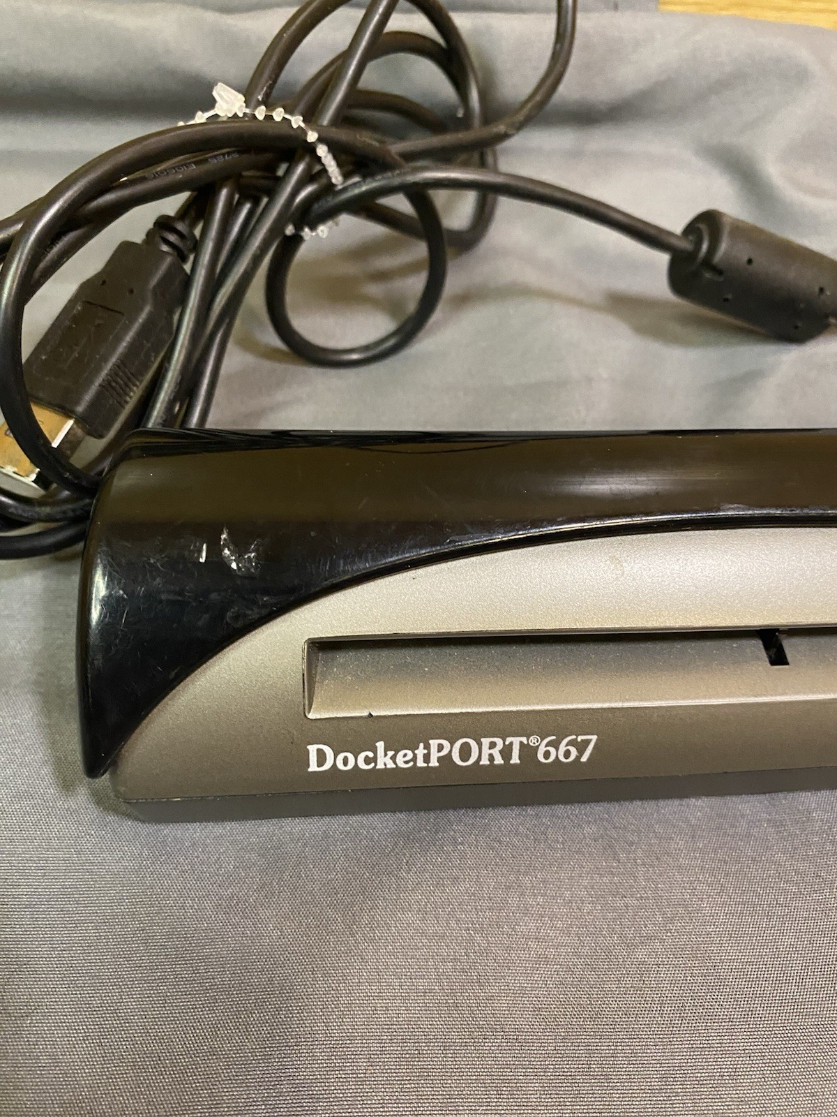 DocketPORT 667 Simplex Card Scanner USB Powered w/ USB Cable
