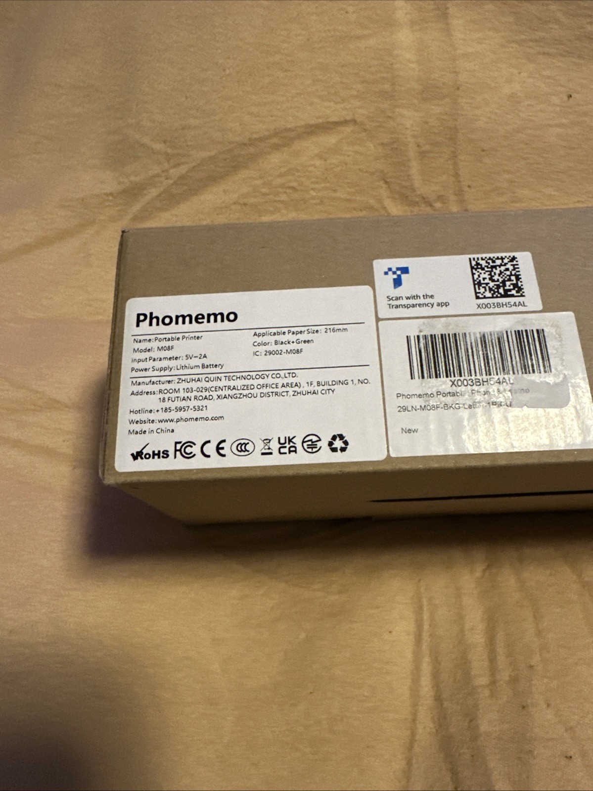 Phomemo M08F A4 Thermal PrinterLaptop