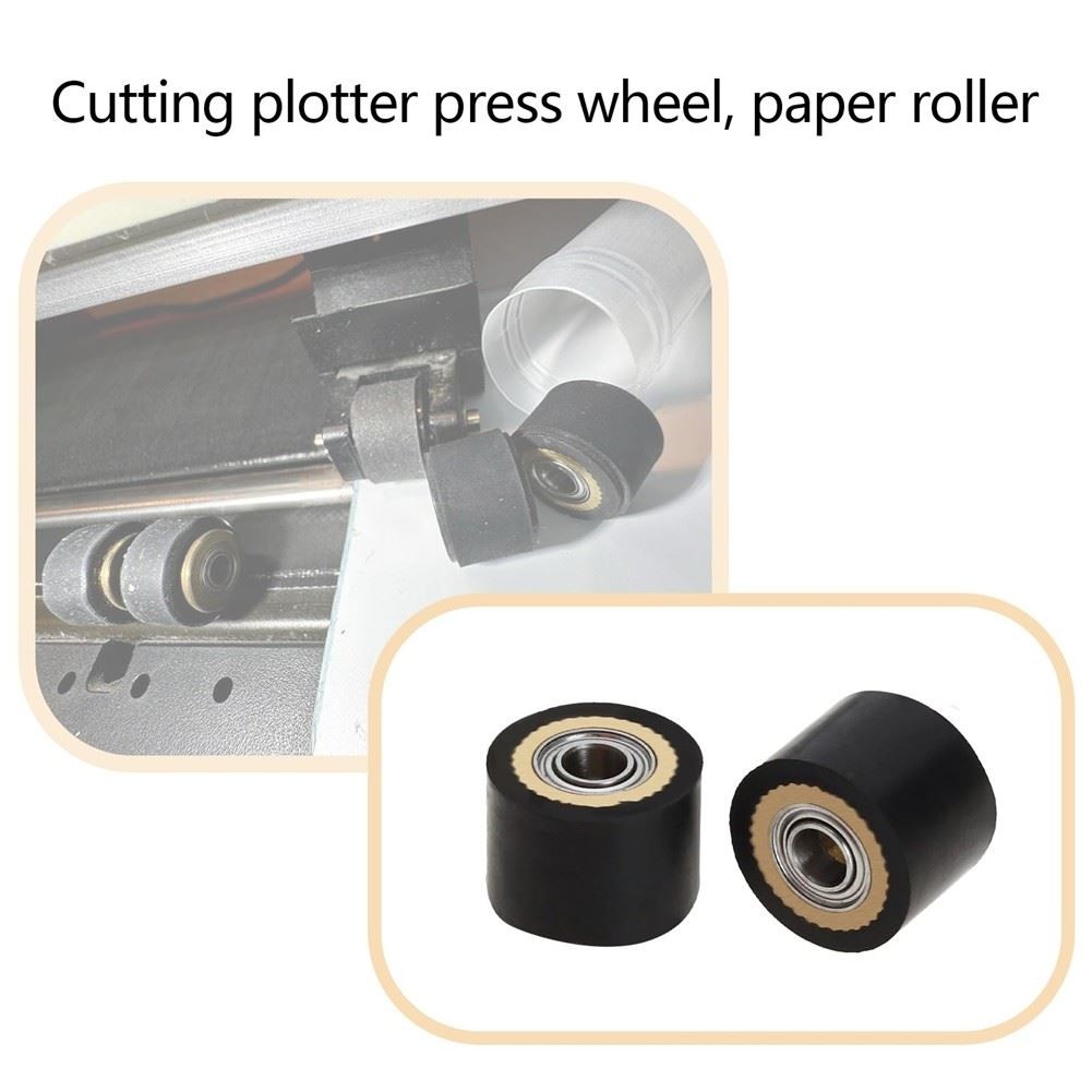 4 pcs Pinch Roller 4x10x14mm Plotter Cutter roller Feed roller for