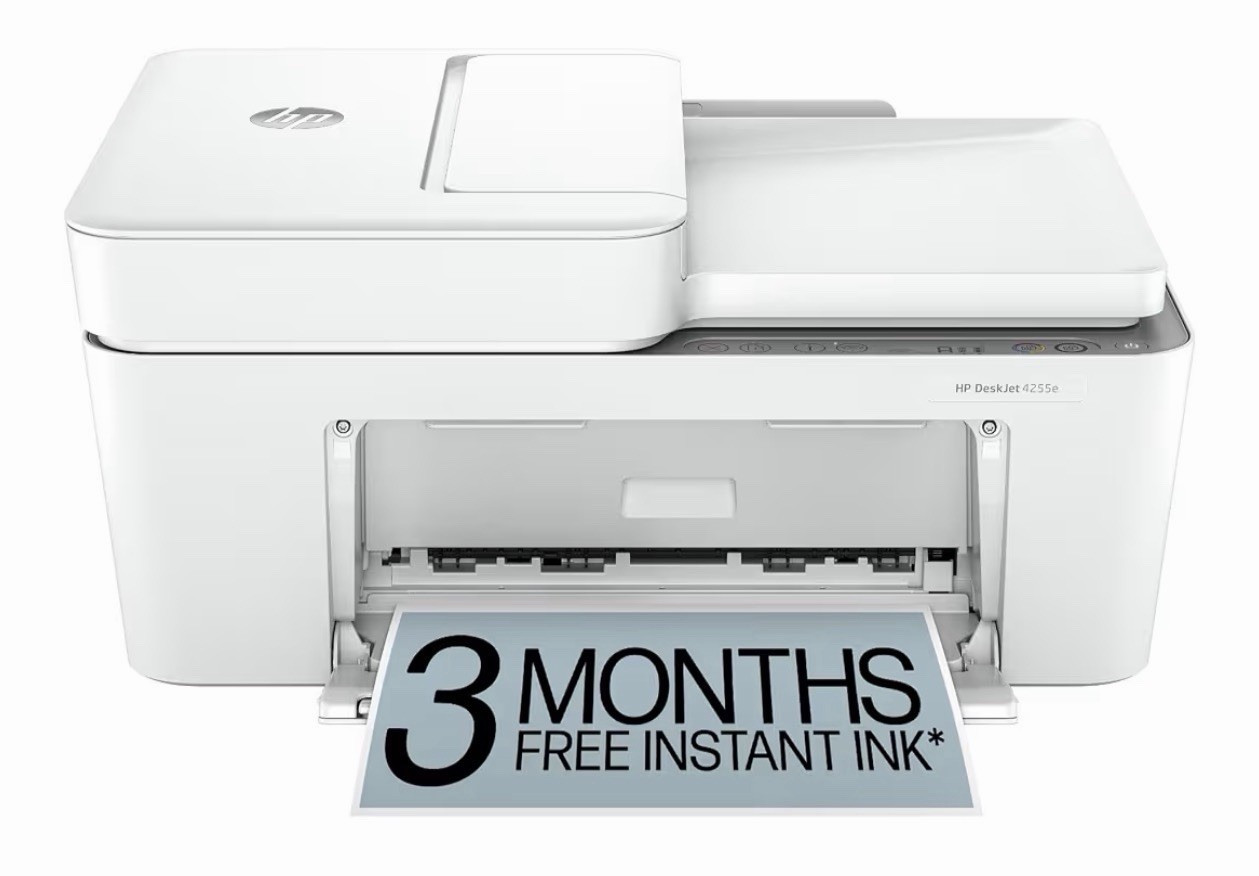 HP DeskJet 4255e Wireless Color All-in-One Inkjet Printer w/ADF Scan Copy
