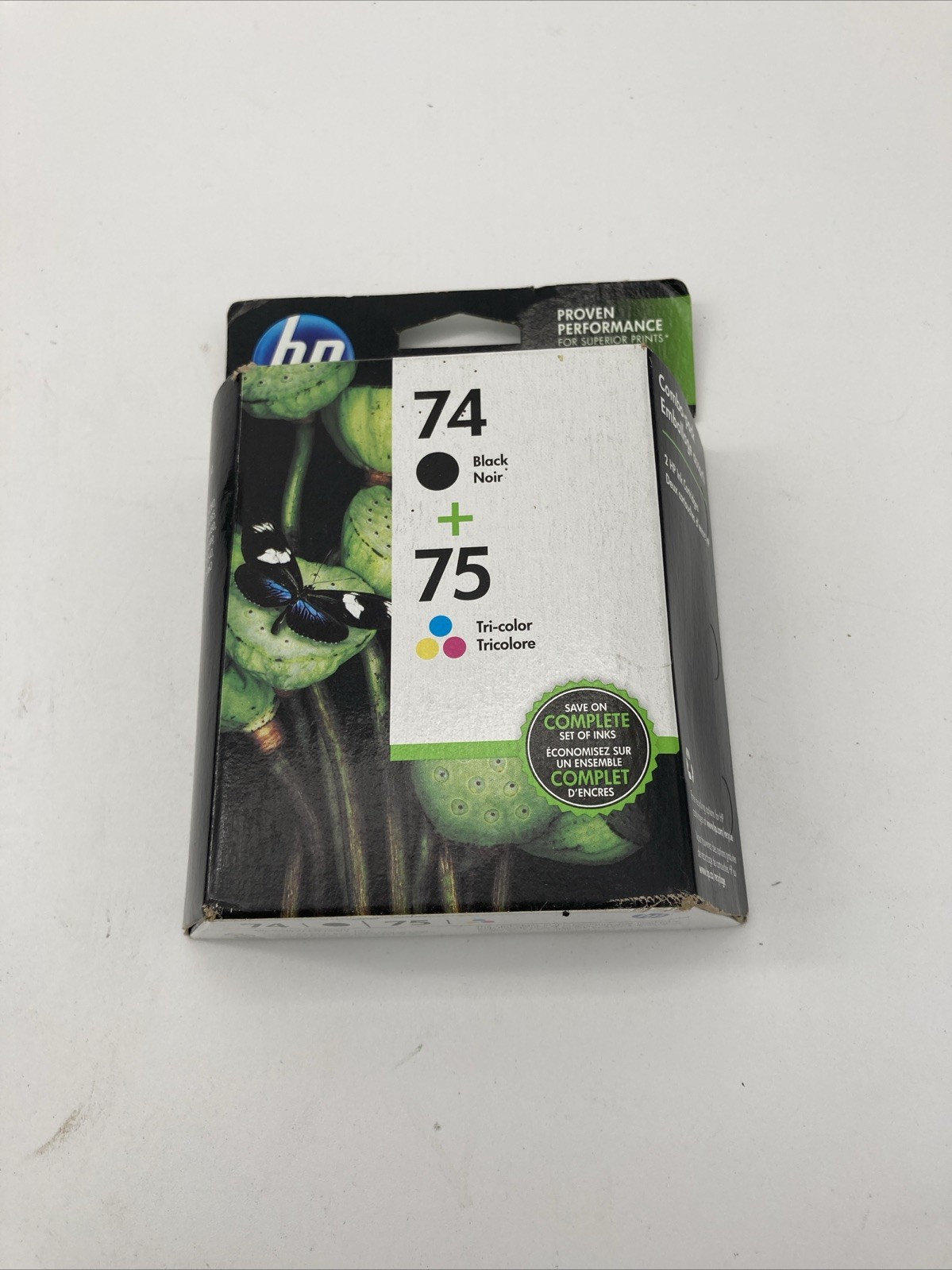 Genuine HP 74 75 Ink Cartridge Combo- OEM INK-Expired Feb 2016