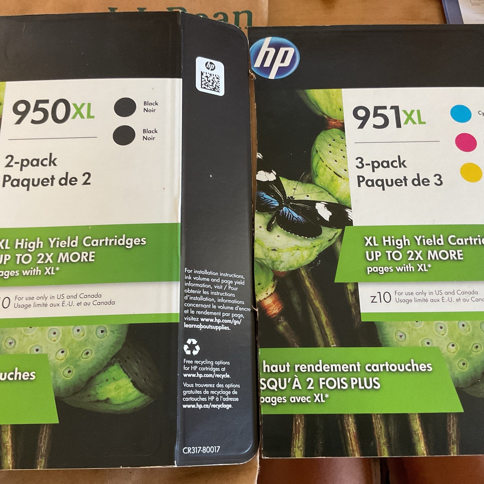 4 x HP GENUINE 950XL Black & 951XL Color Ink OFFICEJET 8600 8100 8630 Exp 2021