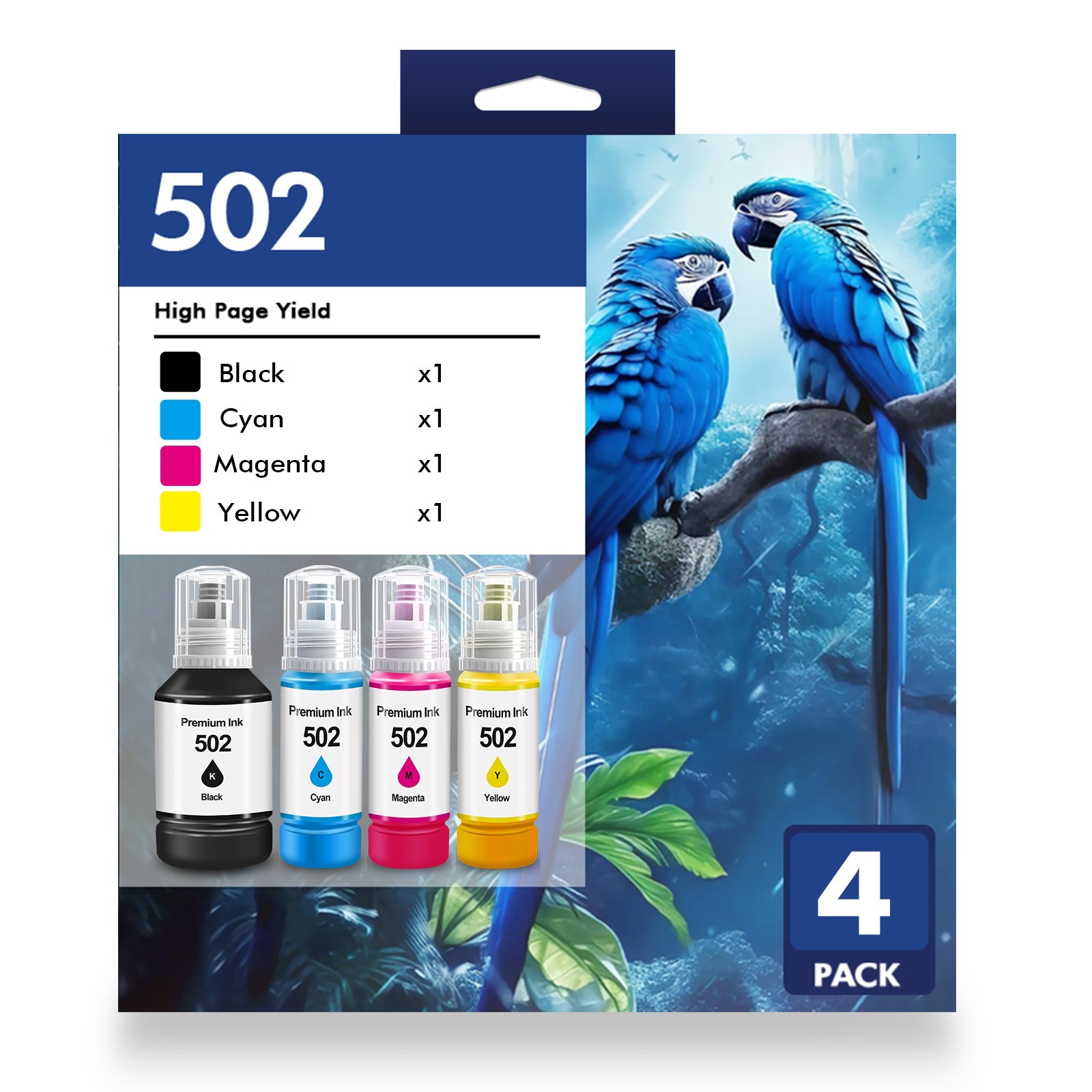 502 Ink Refill Bottle Fit for Epsn 502 Ink for ET-2760 2850 3760 4750 4760 3850