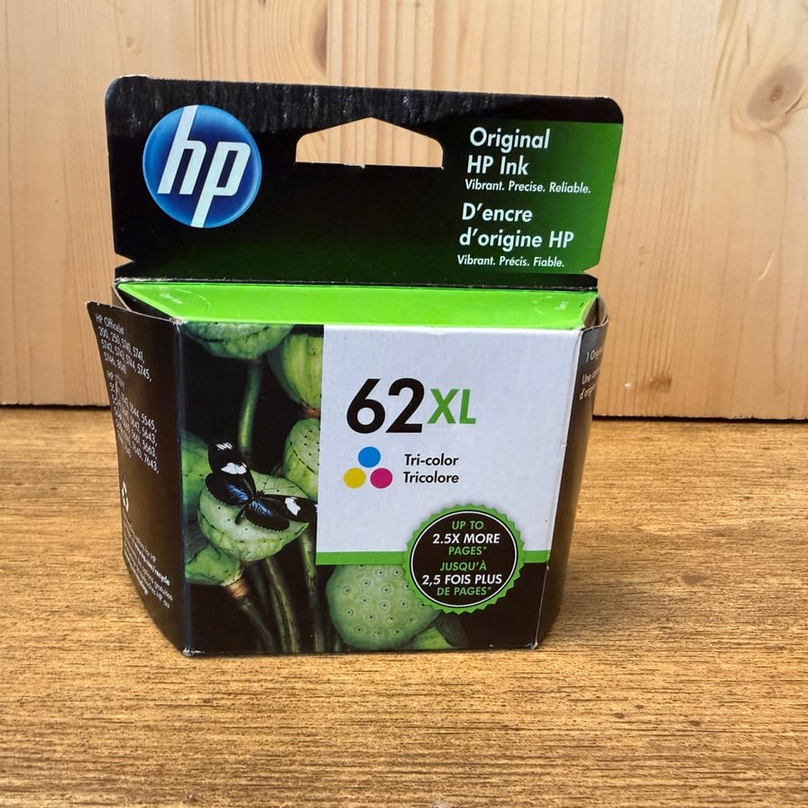 New HP 62XL Tri-color Ink Cartridge C2P07AN Genuine Sealed EXP SEPT 2020