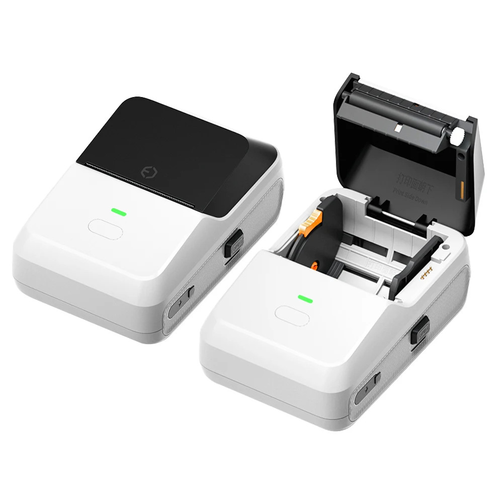 YINSITOM 20-50mm Mini Thermal Printer Bluetooth Barcode Label Sticker Maker