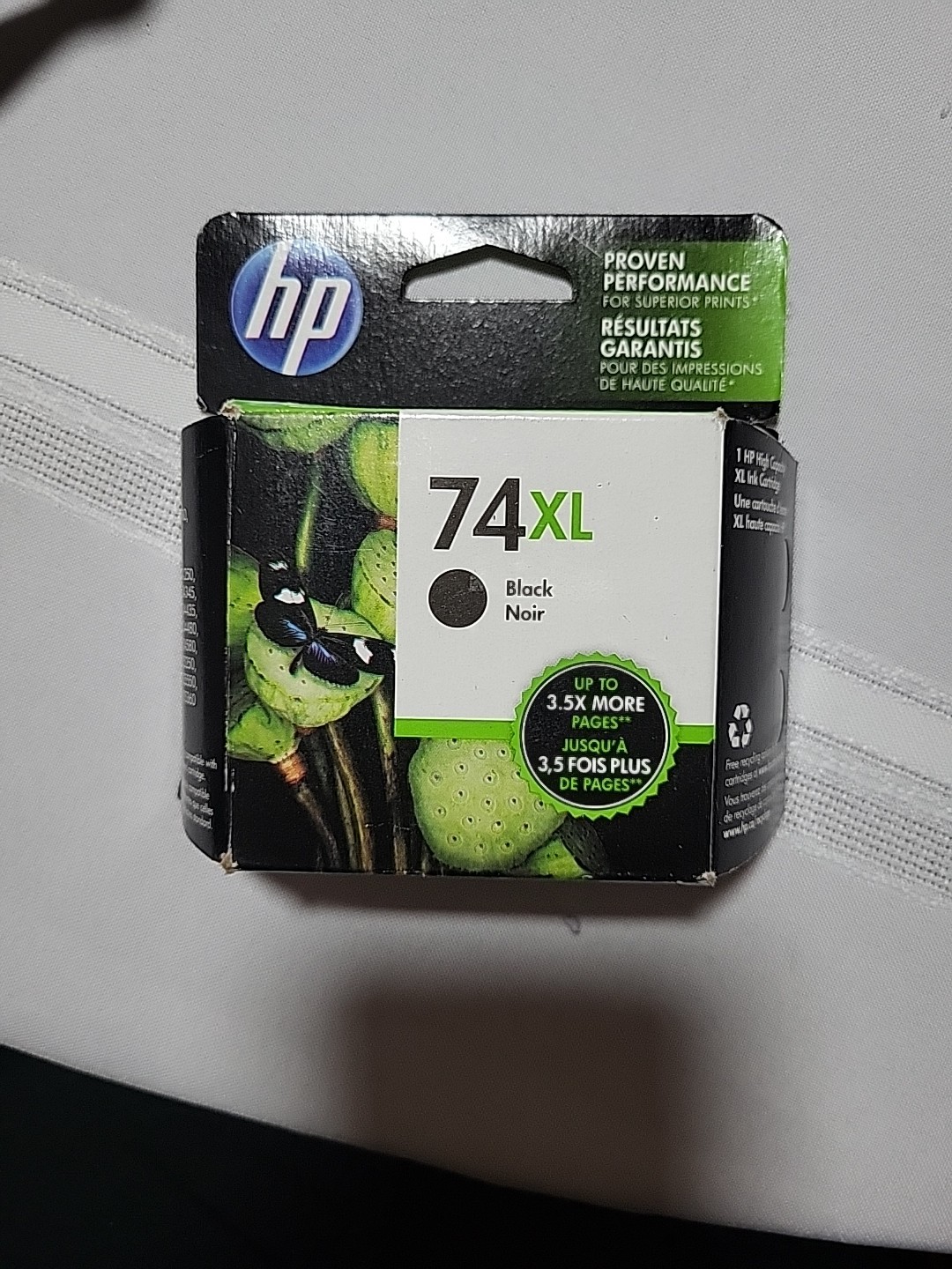 New HP 74XL Black High Yield Ink Cartridge Sealed (warranty expired) Dec 2017