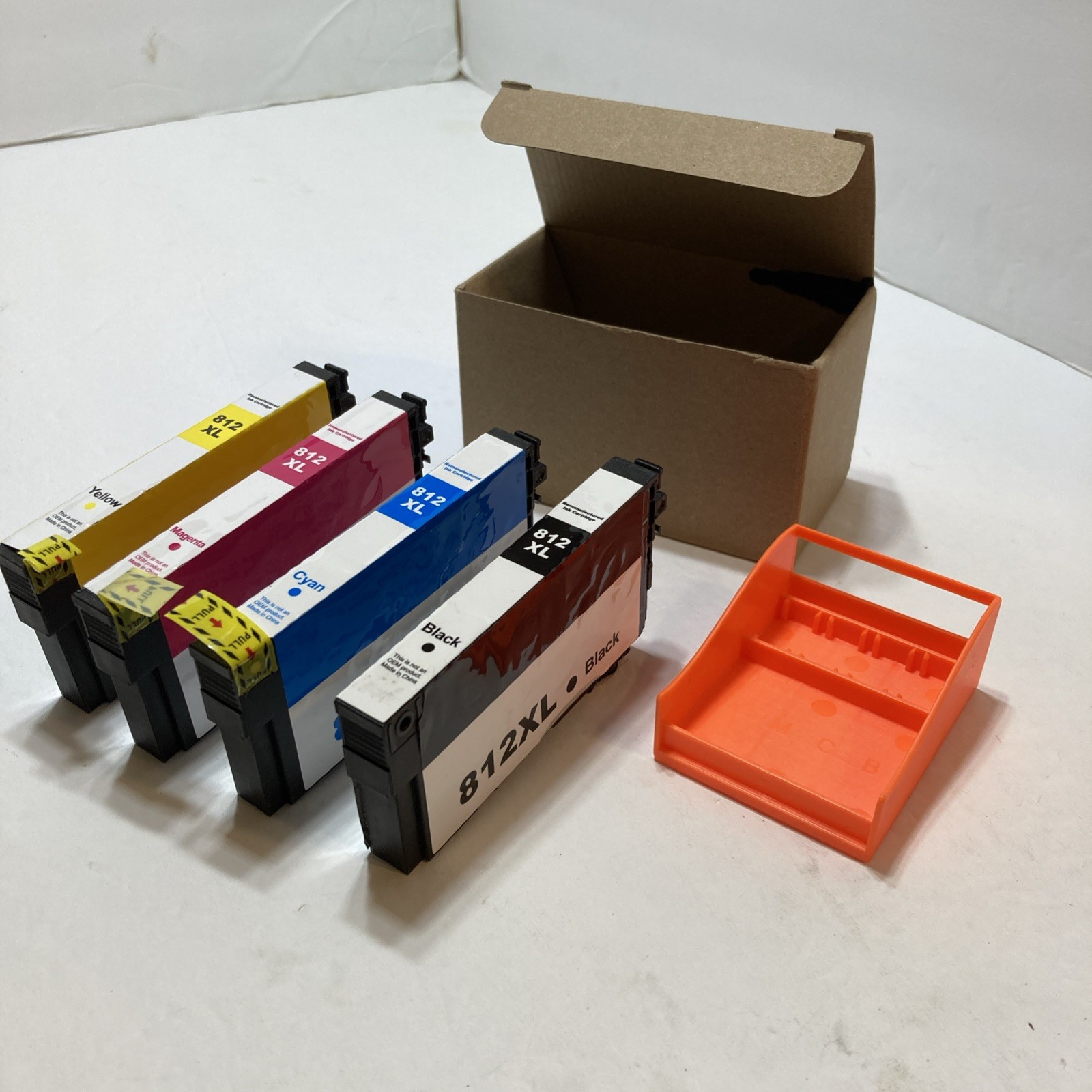 4 Pack Ink Cartridges 812XL For Epson Workforce Pro Printer Exp. 04/2027