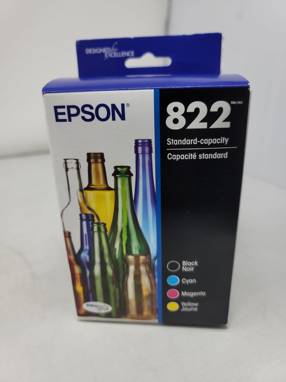 Epson 822 Black Cyan Magenta Yellow Ink Cartridges Set T822/20-BCS Exp. 02/2029