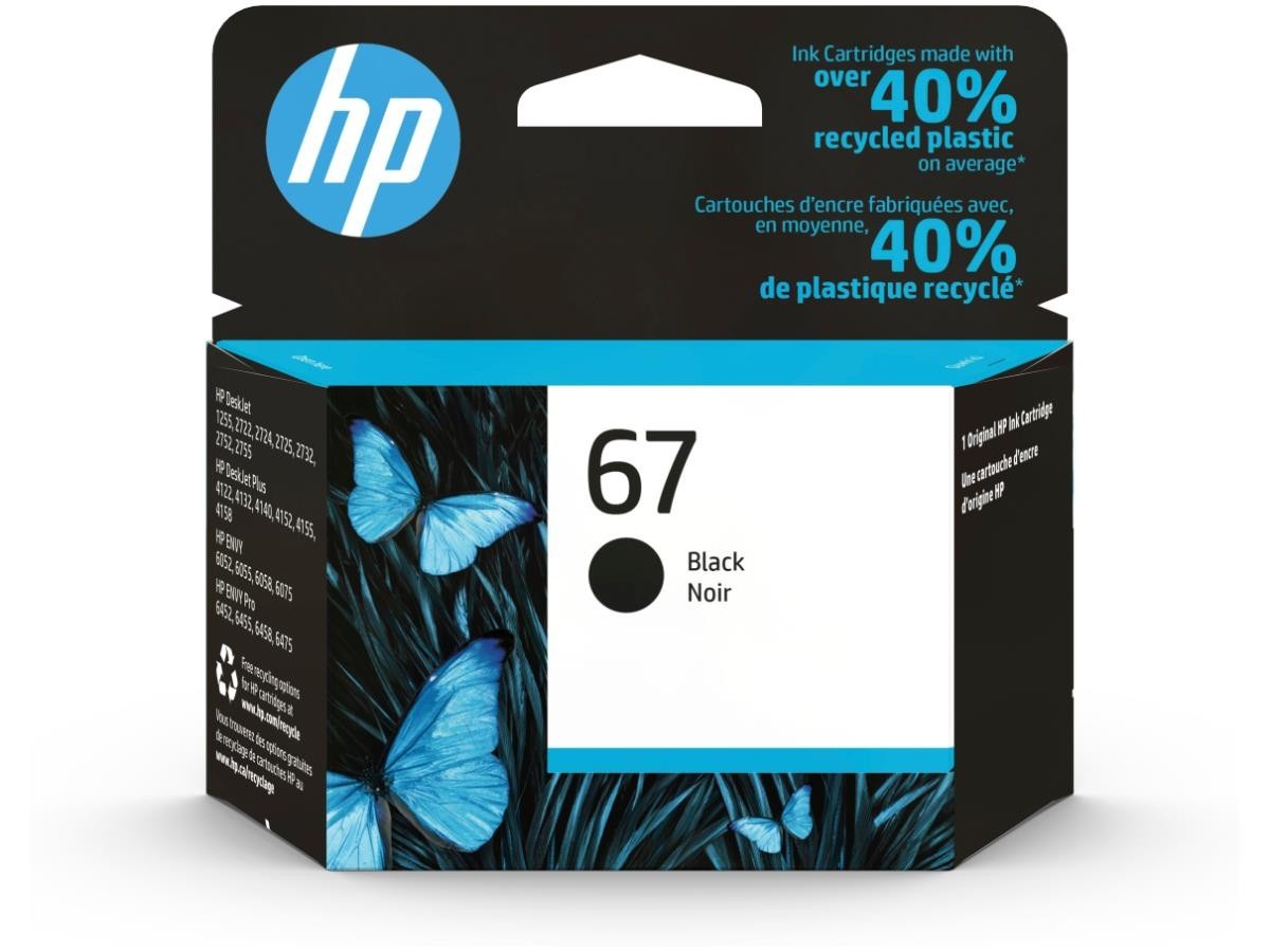 HP 67 Black Original Ink Cartridge 3YM56A