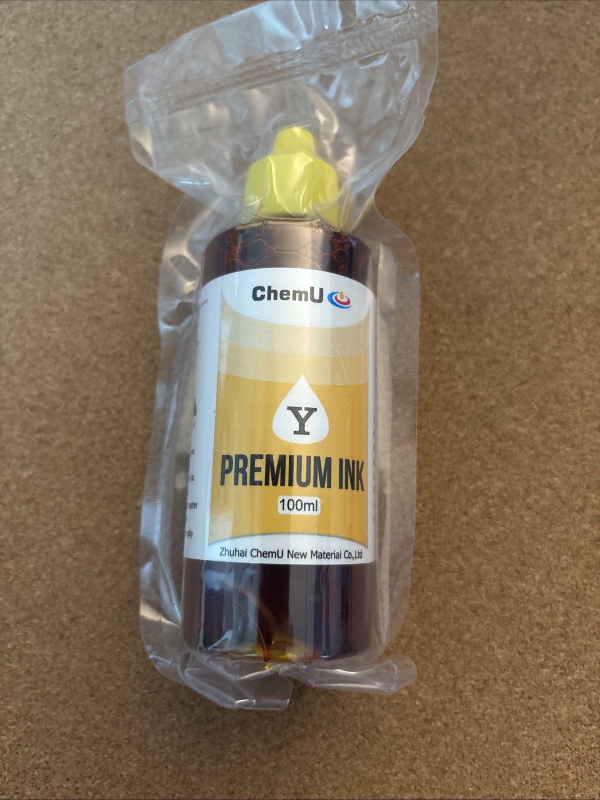 ChemU refill Ink compatible with HP/Cannon printers, set of 4, 100ml each NEW