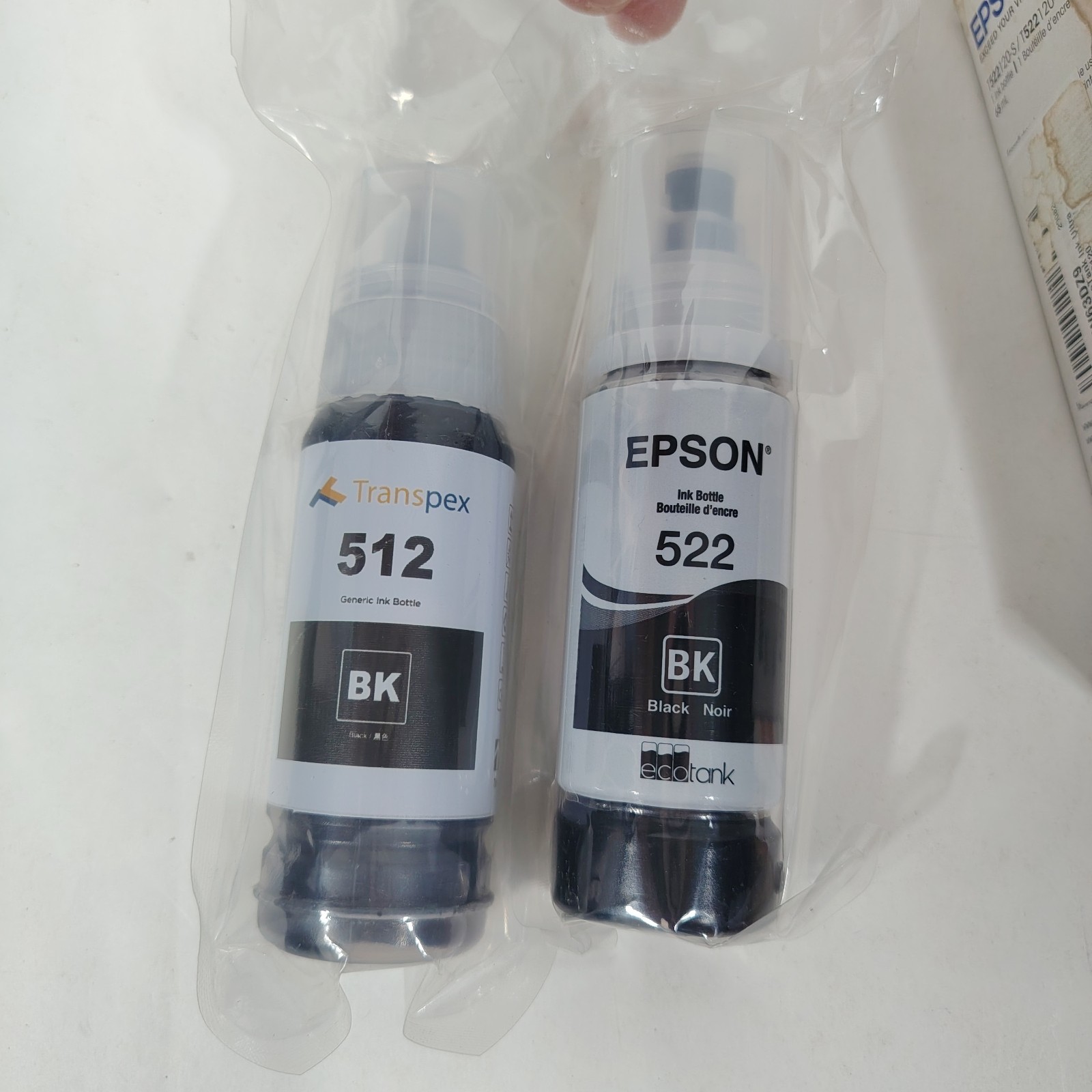 Genuine Epson 522 Black Ink Bottles ET-2720 ET-2800 ET-2803 ET-4700 Exp 04/2027