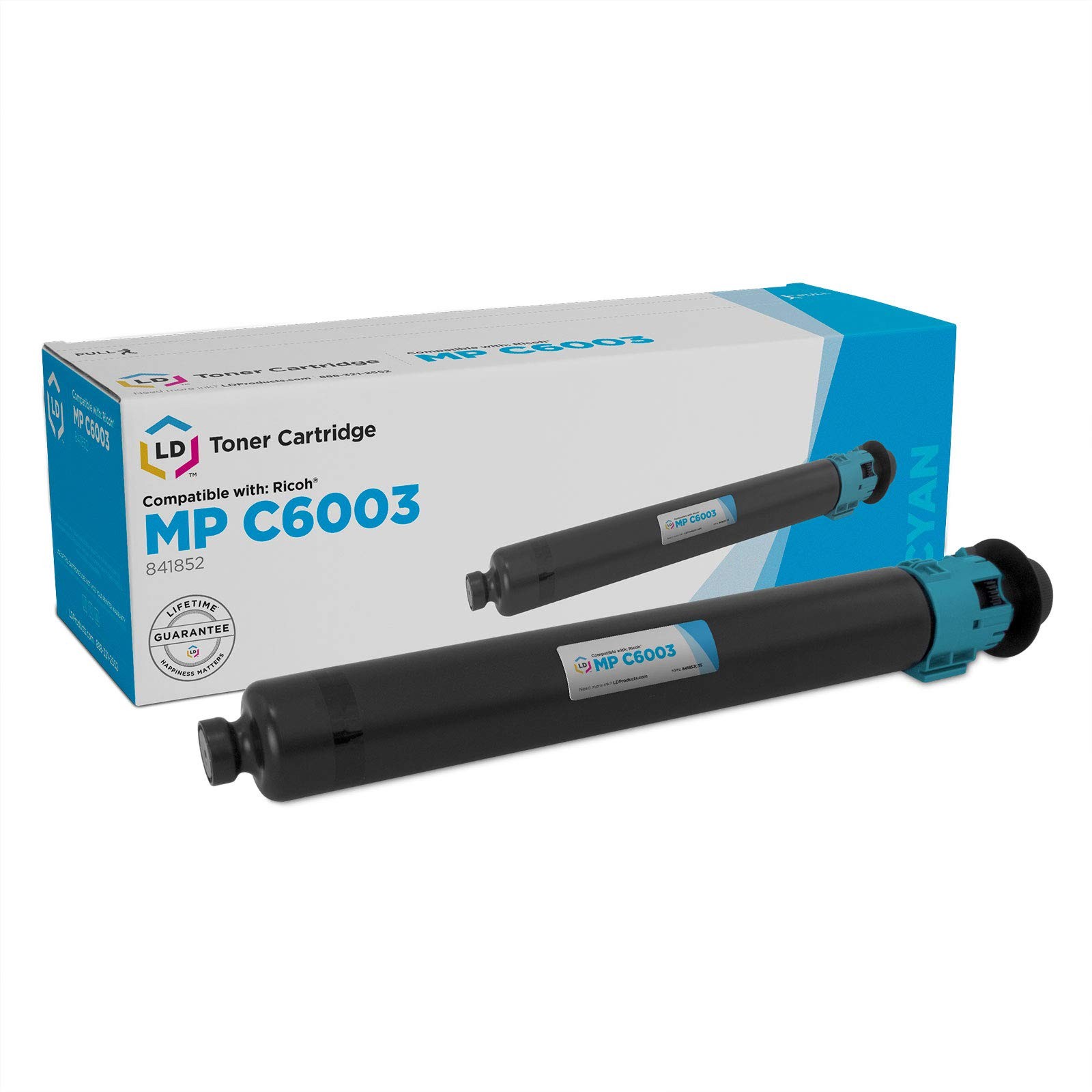 LD Compatible Ricoh 841852 Cyan Toner Cartridge for MPC4503/MPC5503/MPC6003