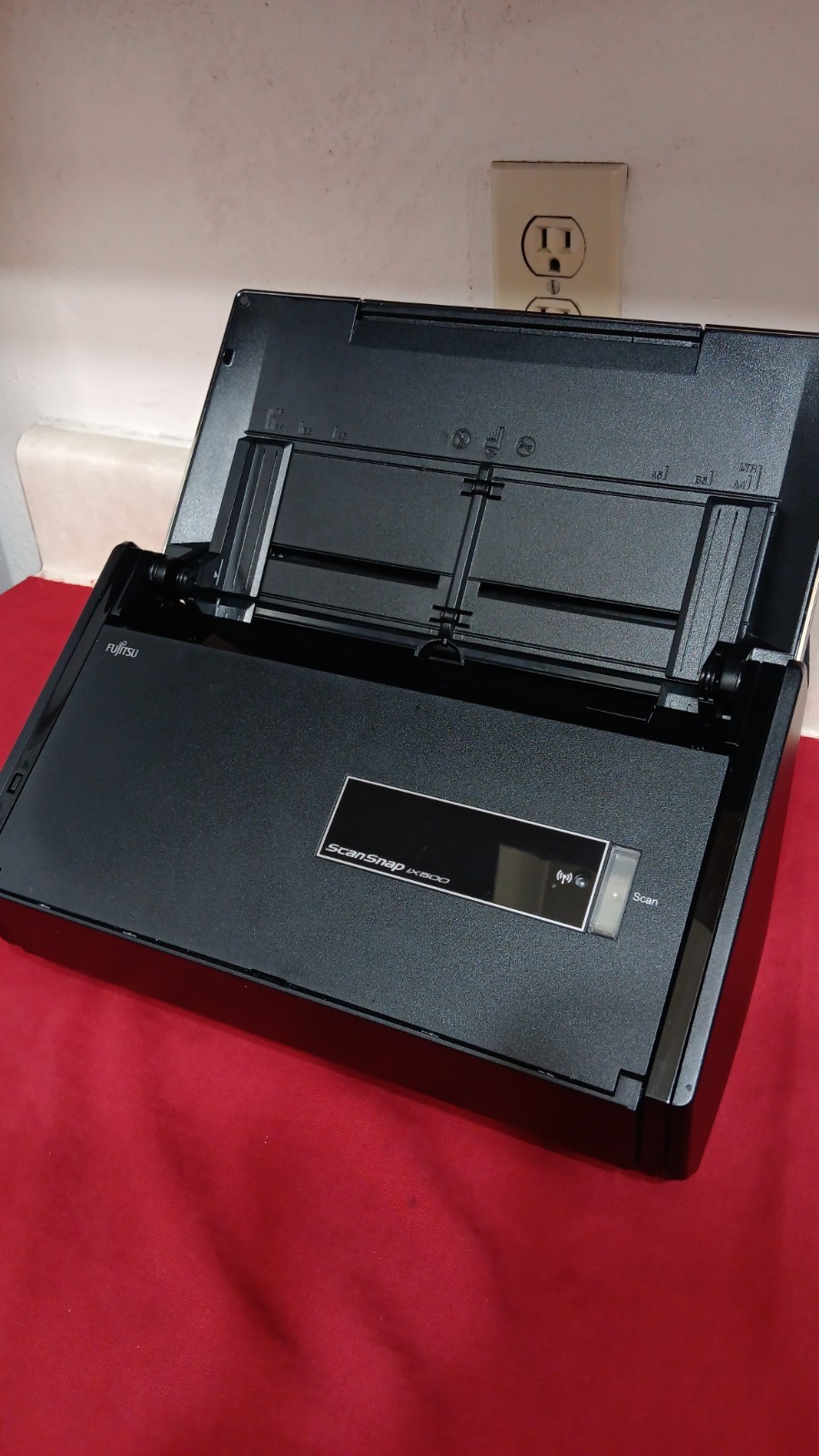 Fujitsu ScanSnap iX500 Color Image Document Scanner w/ Power Supply