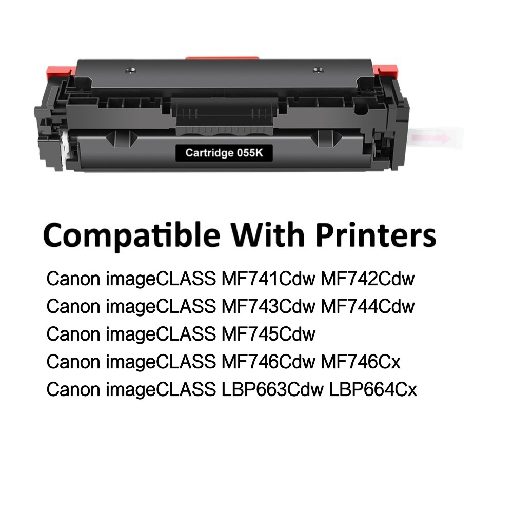 Magenta 055 Toner For Canon 055 imageCLASS MF741Cdw MF743Cdw LBP663Cdw With Chip