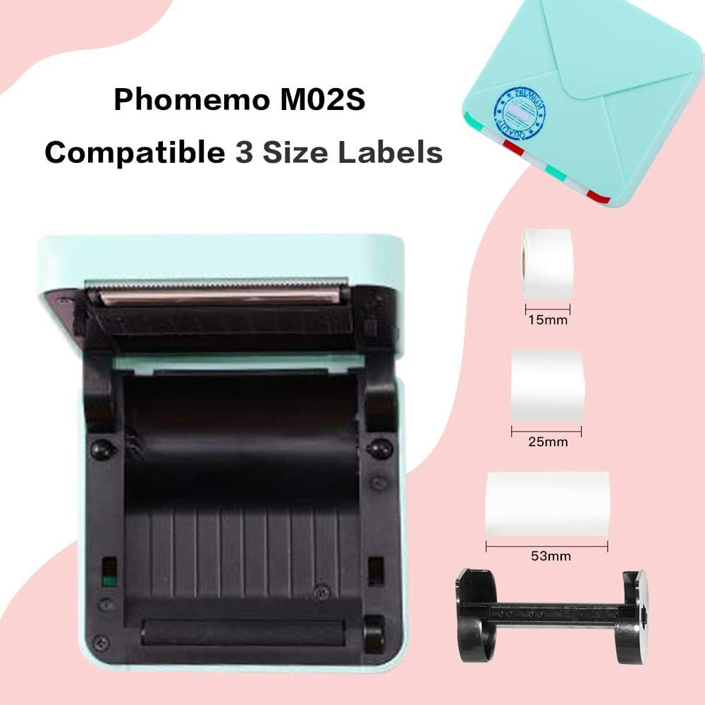 Mini Thermal Photo Printer Bluetooth Label Printing Machine or Thermal Paper Lot