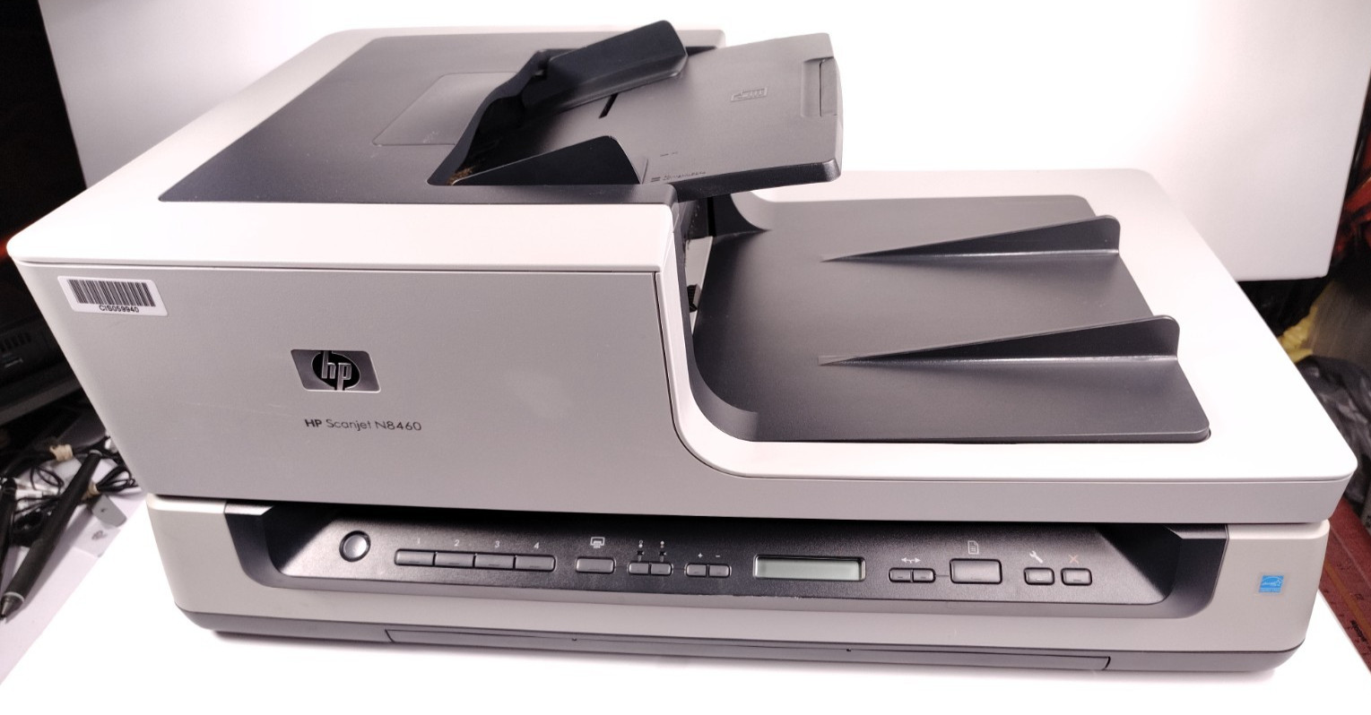 HP Scanjet N8460 Automatic Document Feeder & Flatbed Scanner Hewlett Packard