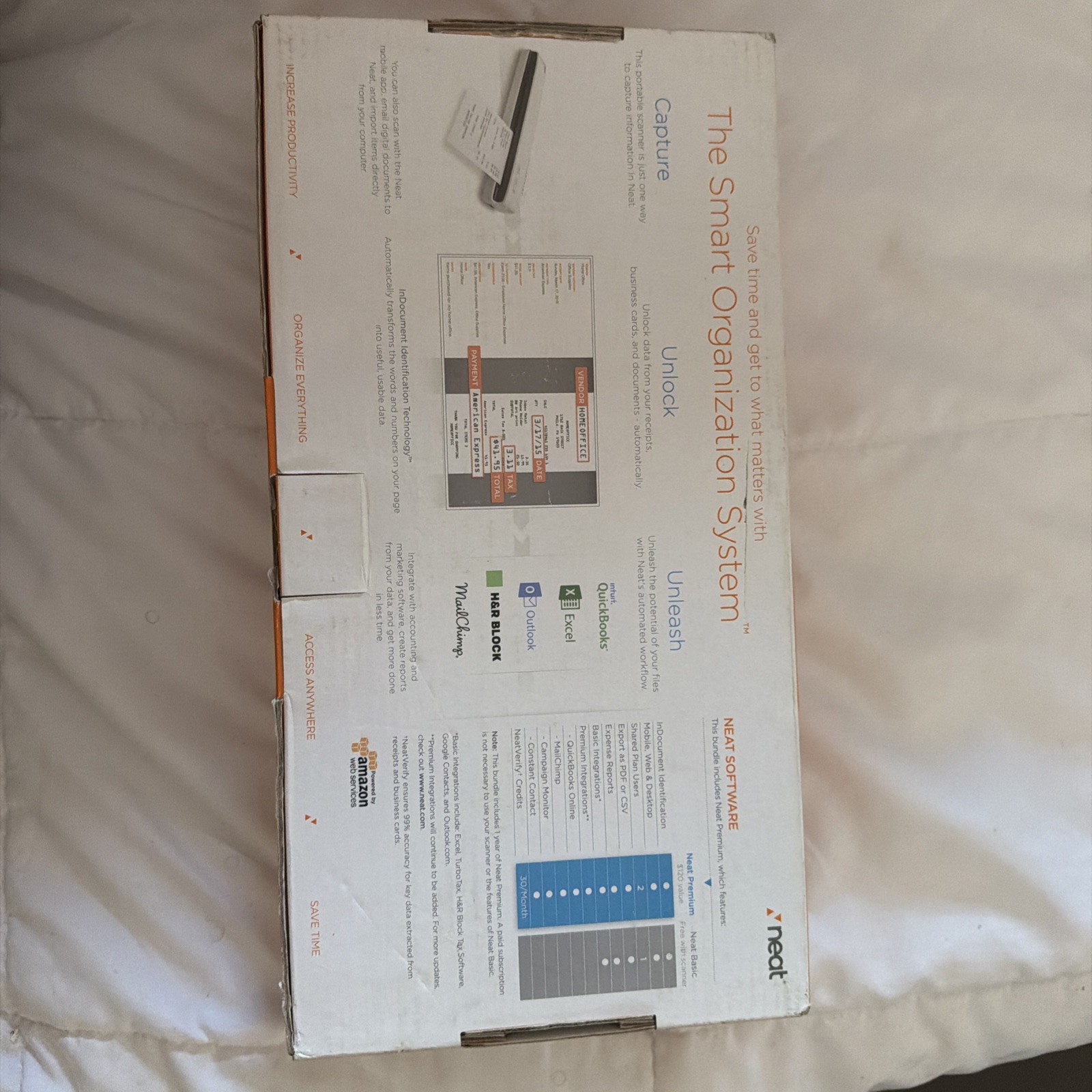 Neat Receipts premium portable scanner
