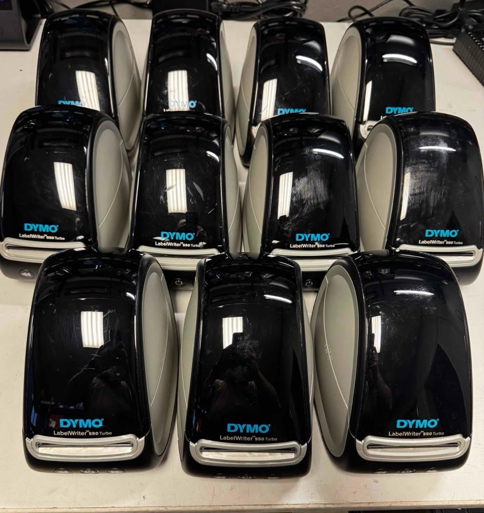 LOT of 11 Dymo LabelWriter 550 Turbo Thermal Label Printers -Tested Working-