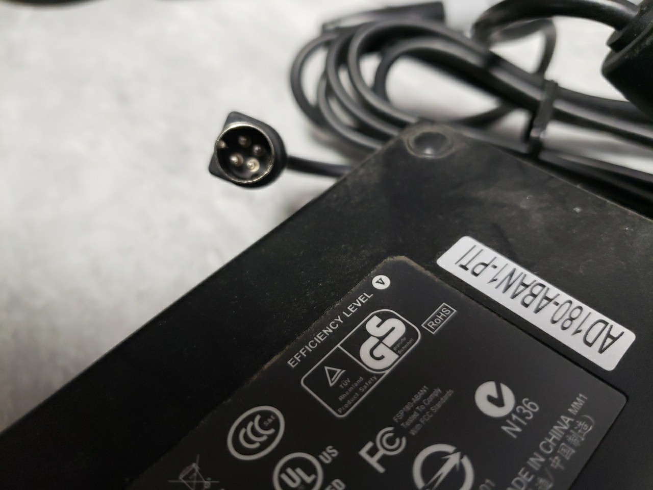 FSP Group 180W (19V 9.47A) 4-Pin AC Power Adapter FSP180-ABAN1 FREE SHIP