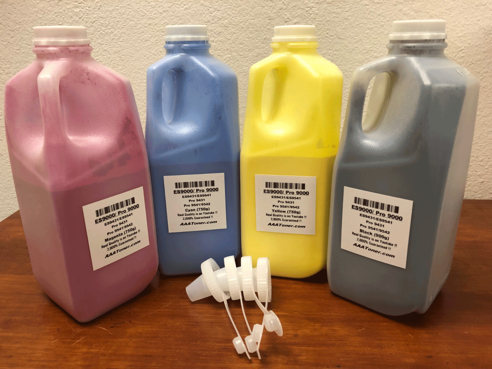 4 HY Toner Refill for OKI ES9000, ES9431, ES9541, Pro 9431, 9541, 9542 – NO Chip