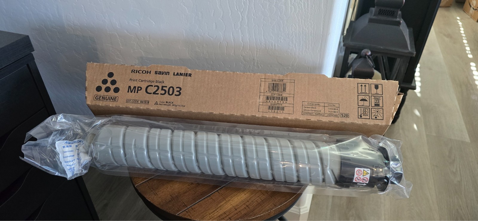 Ricoh Savin Lanier MP C2503 OEM Black Toner QTY 2