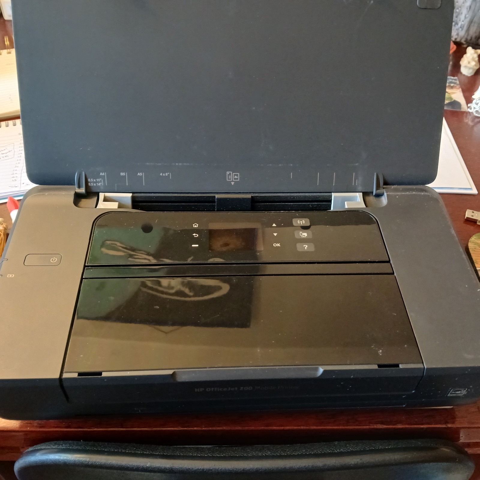 HP Officejet 200 Mobile Wireless Printer. No Power Cord Or Ink