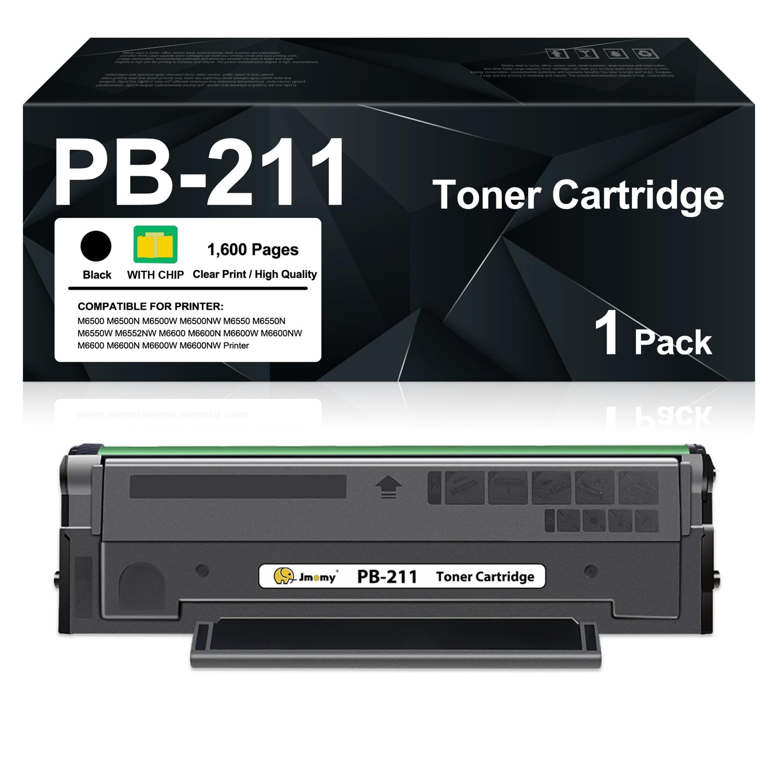 PB-211 Toner Cartridge for Pantum PB211 PB 211 PB211EV PB-211EV Work with P25…