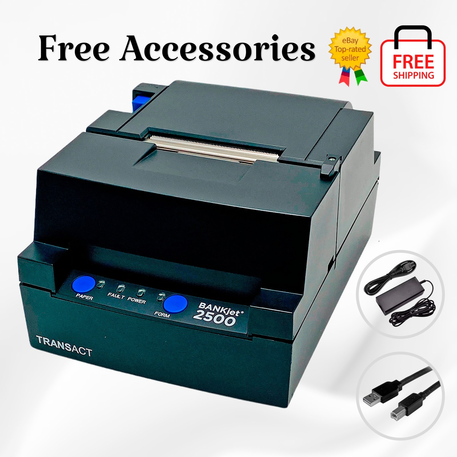 TransAct Ithaca BANKjet 2500 Inkjet Teller Receipt Validation Printer USB Serial