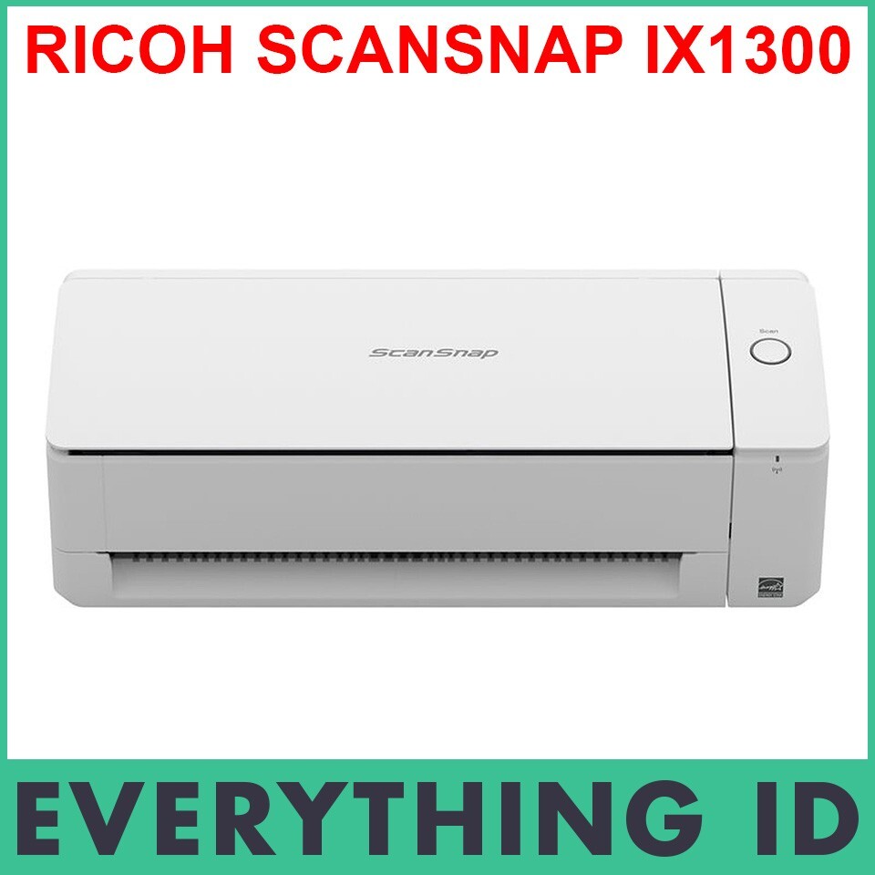 RICOH SCANSNAP IX1300 WiFi FAST A4 COLOUR DOCUMENT & IMAGE SCANNER PREV FUJITSU