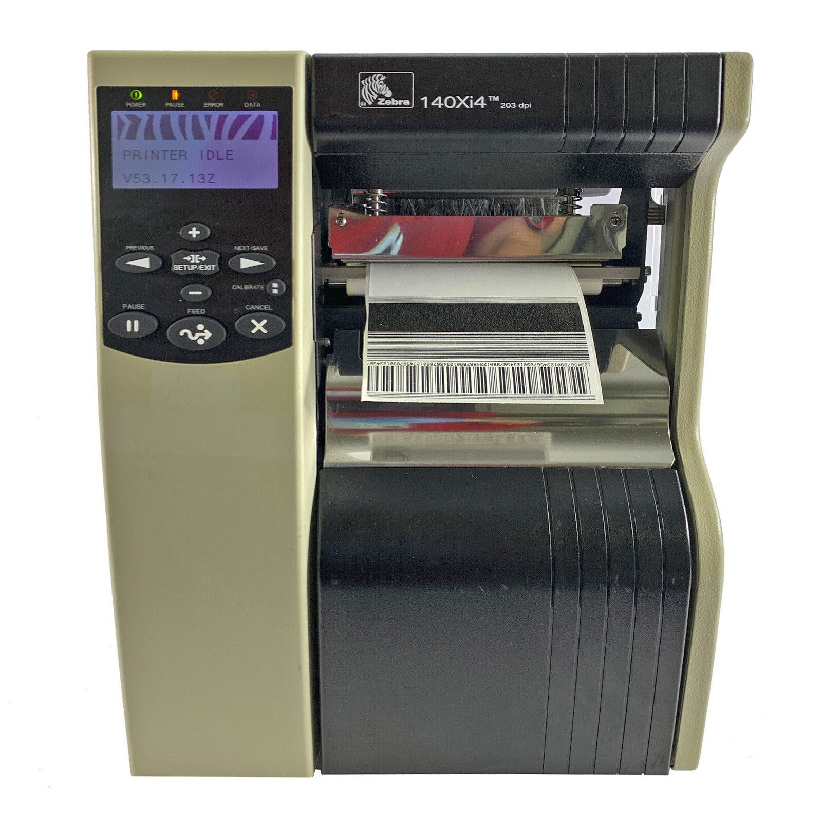 Zebra 140Xi4 Thermal Transfer Label Printer LAN USB Zebra Firmware