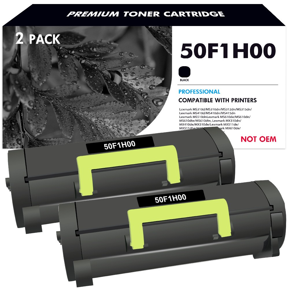 Compatible For Lexmark 50F1H00 HY Black MS310dn MS312 MS315d MS410 MS415
