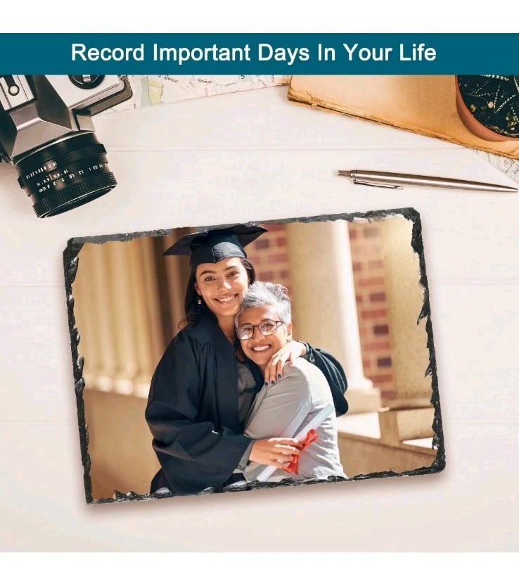 10 Pcs Sublimation Slate Blanks Rectangular 7.9 x 6″