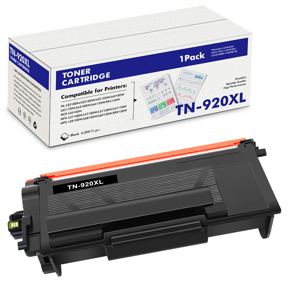 1PK TN-920XL Compatible With Brother TN 920 Toner HL-L6310DW L6415DW HL-EX415DW