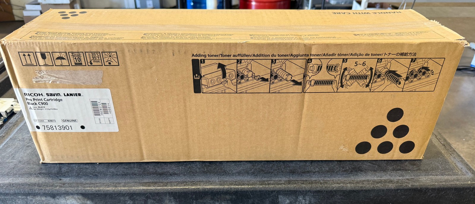 Ricoh Pro C720/C900 828075 Cyan Toner – GENUINE!