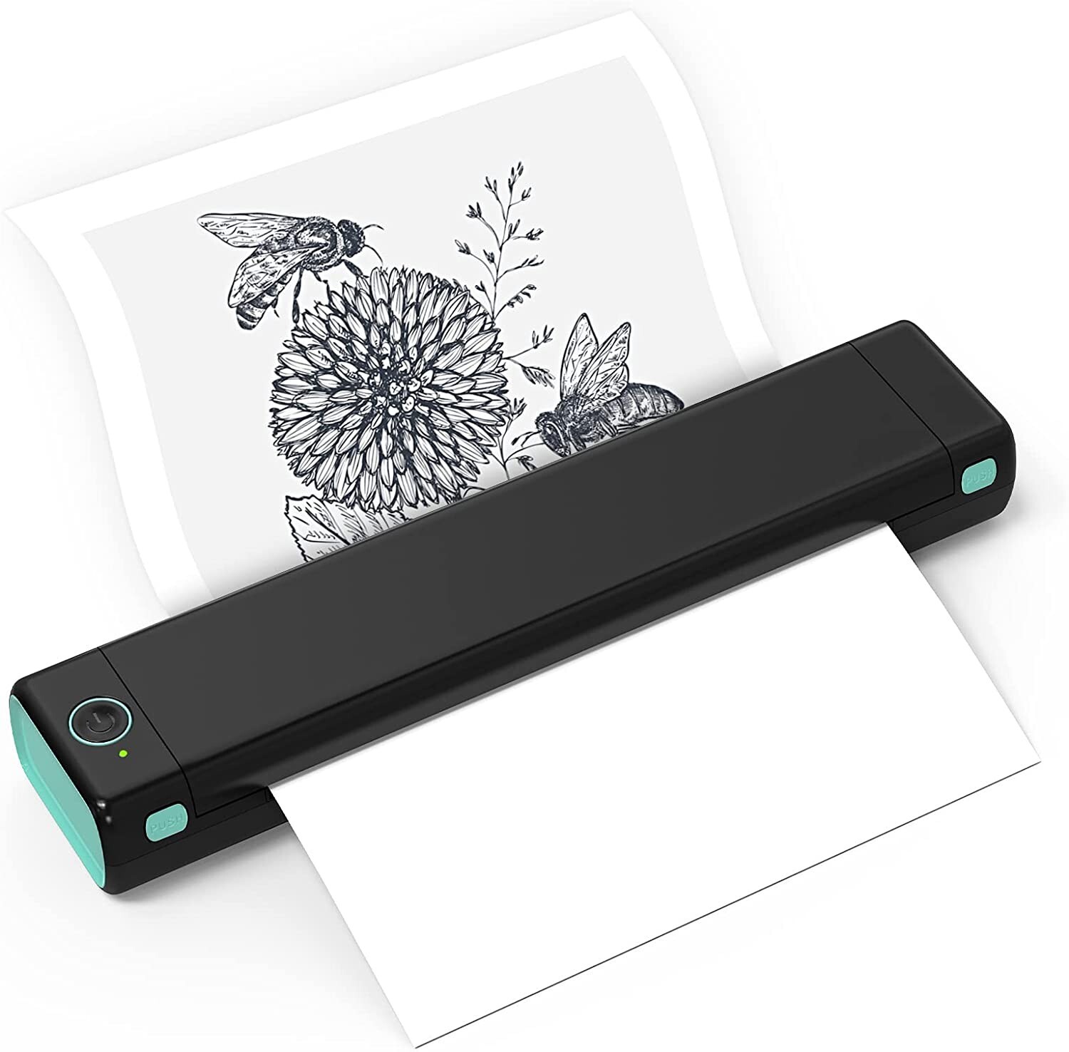 Portable Wireless A4 Bluetooth Thermal Inkless Printer Phomemo M08F Printer US