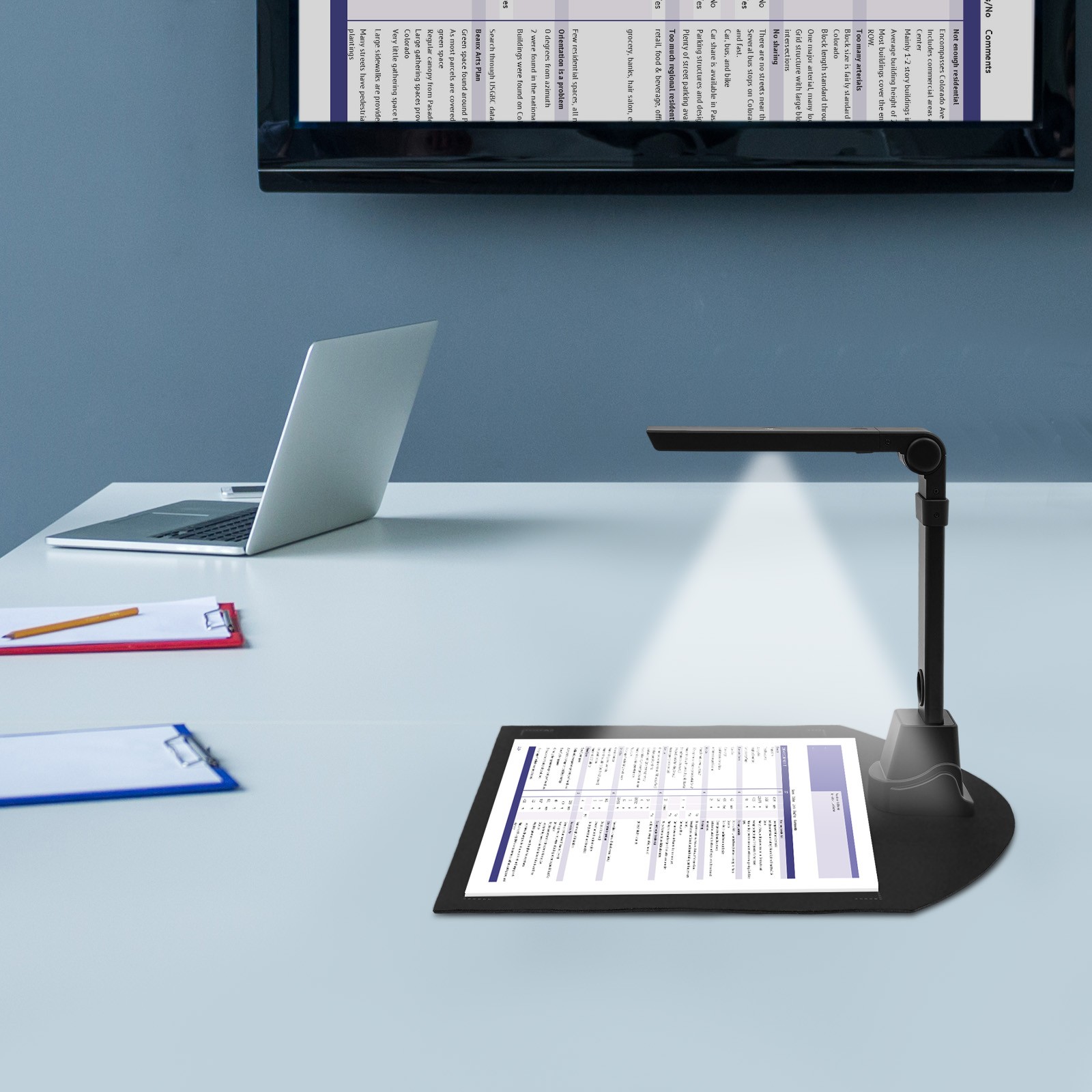 A3 Book Scanner 12 Megapixel Document Camera For Mac Ocr Pdf Word Office Use