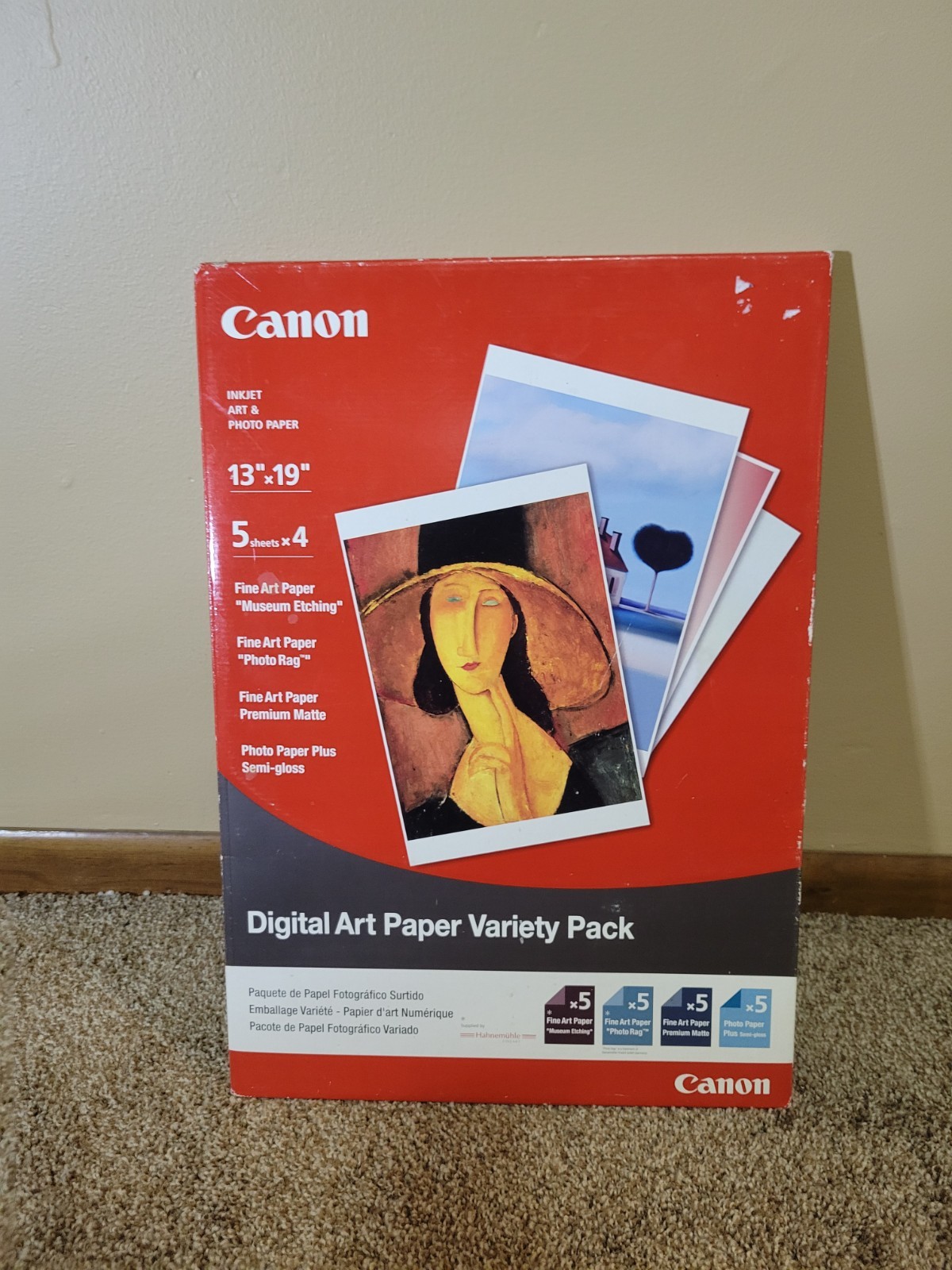 Canon Fine Art Paper Pack Museum Etching 13″x19″ 20 sheets DAP-101 New Sealed