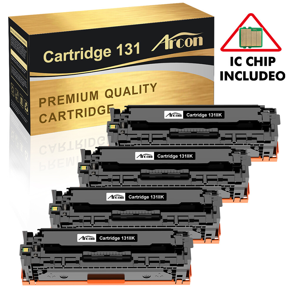 4 PK Black Toner CRG-131 6272B001AA For Canon 131 imageCLASS LBP-7110CW MF8280CW