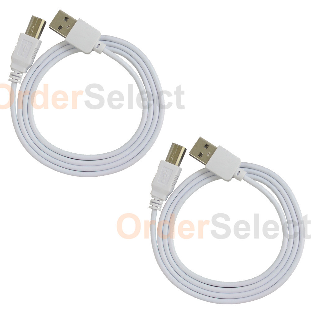 2X USB 2.0 A TO B HIGH SPEED PRINTER SCANNER PREMIUM CABLE CORD HOT! 1,000+SOLD