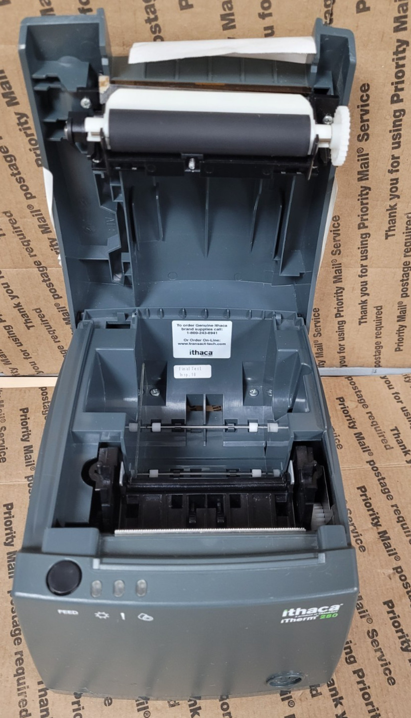 TransAct Ithaca iTherm 280 MOD 280-UL Thermal POS Receipt Printer USB (TESTED)