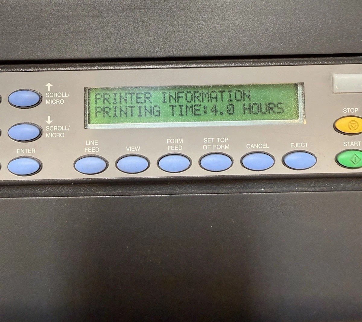 IBM InfoPrint 6500-V10 Line Matrix Cabinet Printer – LOW 4.0 Hrs + 3x Ex Ribbons