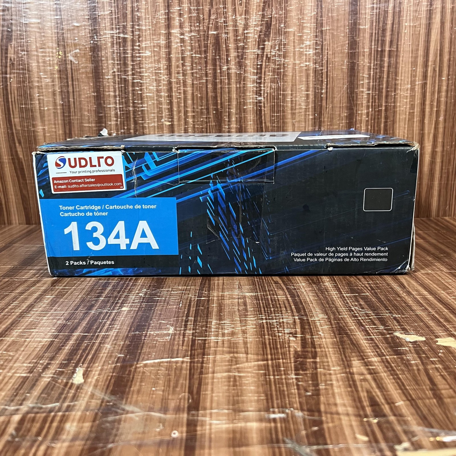SUDLTO 134A Black High Yield Toner Cartridge Value Pack New Open Box Printer