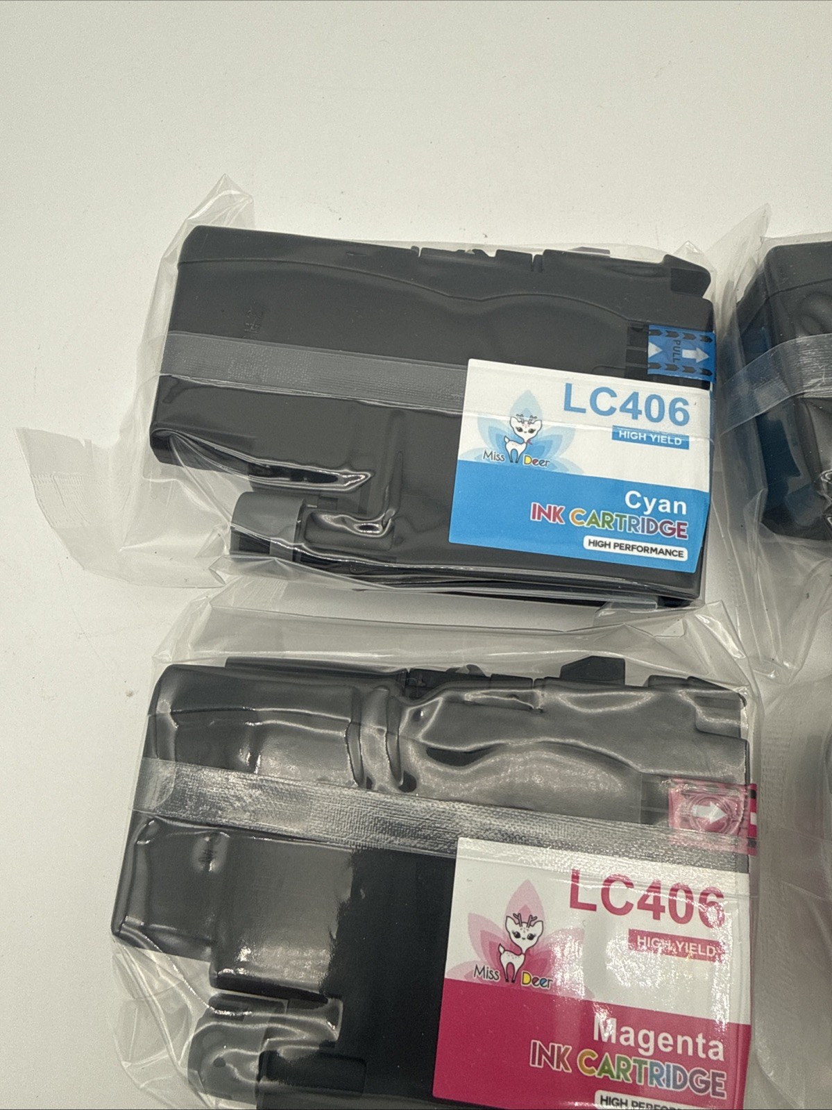 LC 406 Ink Cartridges Black Yellow Blue And Magenta 4 Pack Expires 01/2028
